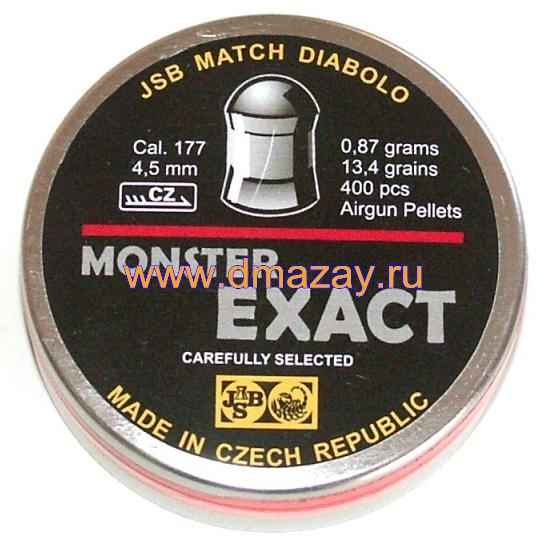 ,     () JSB EXACT MONSTER Match Diablo Airgan Pellets  4.5   0,87  400     